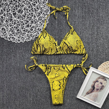 Yellow Snake Pattern