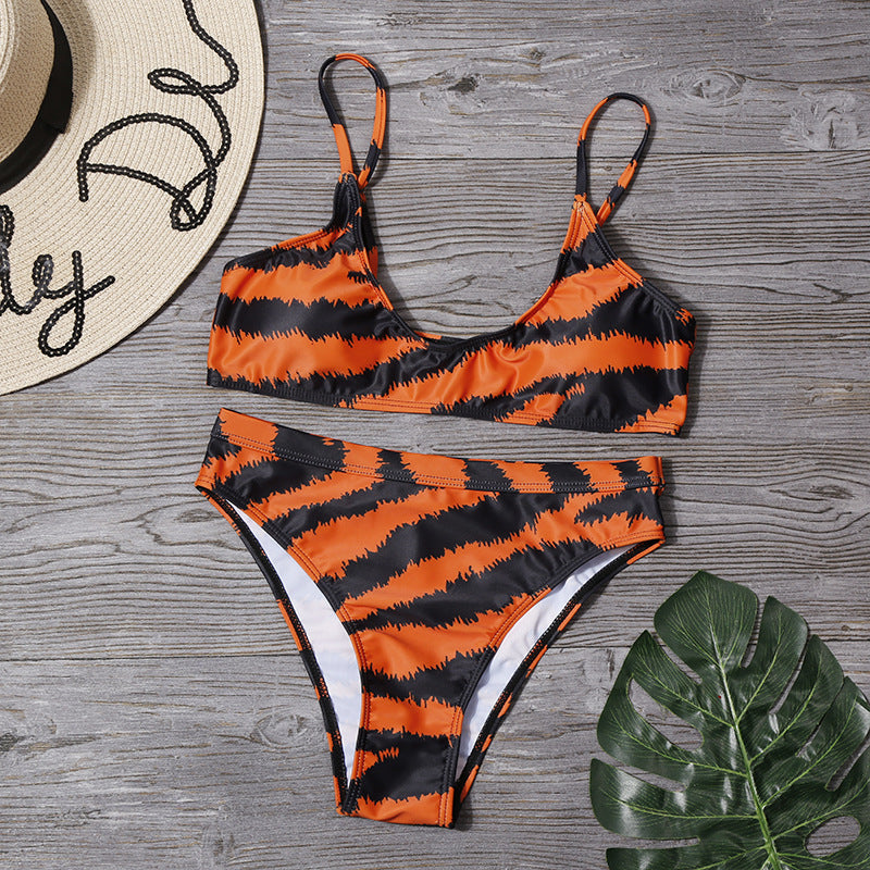 Striped High Waist