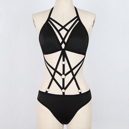 Sexy Elastic Band Bodysuit