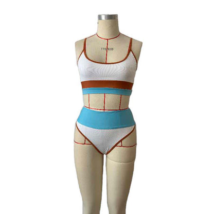 Swimsuit Swimsuit Bikini Women Sexy Solid Color Swimsuit Bikini