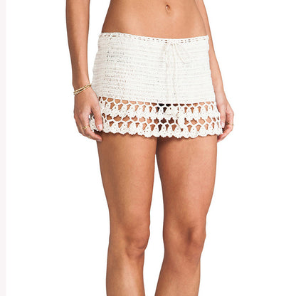 Traje de baño de playa tejido a mano, exportación, falda acampanada, directo de fábrica