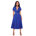 Vestido sexy elegante y ajustado de corte A
