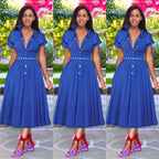 Vestido sexy elegante y ajustado de corte A