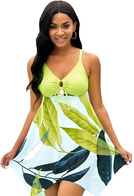 Traje de baño tankini dividido primavera verano