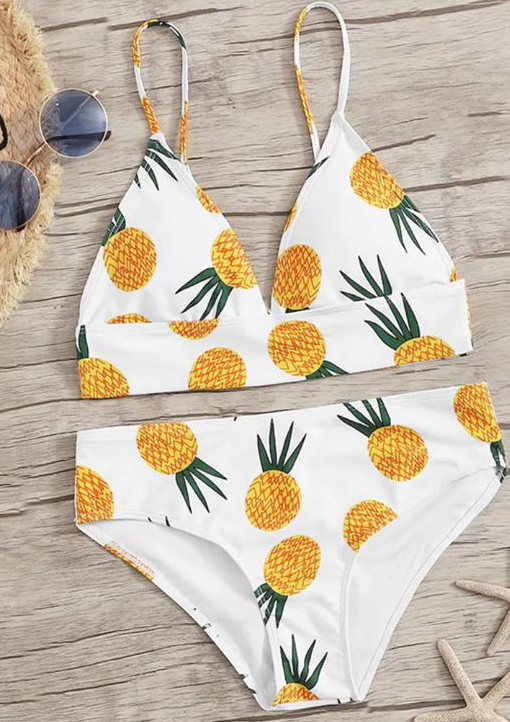 Bikinis à nœuds Mujer Maillot de bain décolleté en V profond Maillot de bain femme Maillot de bain push-up femme Coupe haute Maillots de bain d'été Ensemble bikini imprimé