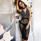 Dedicated Beach Skirt Women Summer Seaside Holiday Hand Crocheting Knitted Hollow Out Cutout Out Fishnet Bikini Skirt Crochet hook Tidee