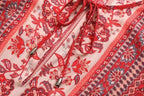 Summer Women Holiday Rayon Positioning Printed Long-Sleeved Dress Long Starivy
