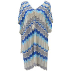 Vestido playero bohemio de verano con escote en V para mujer, protección solar