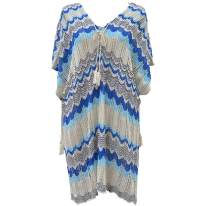 Summer Bohemian V-neck Beach Beach Cover Up Sun Protection Clothing for Women