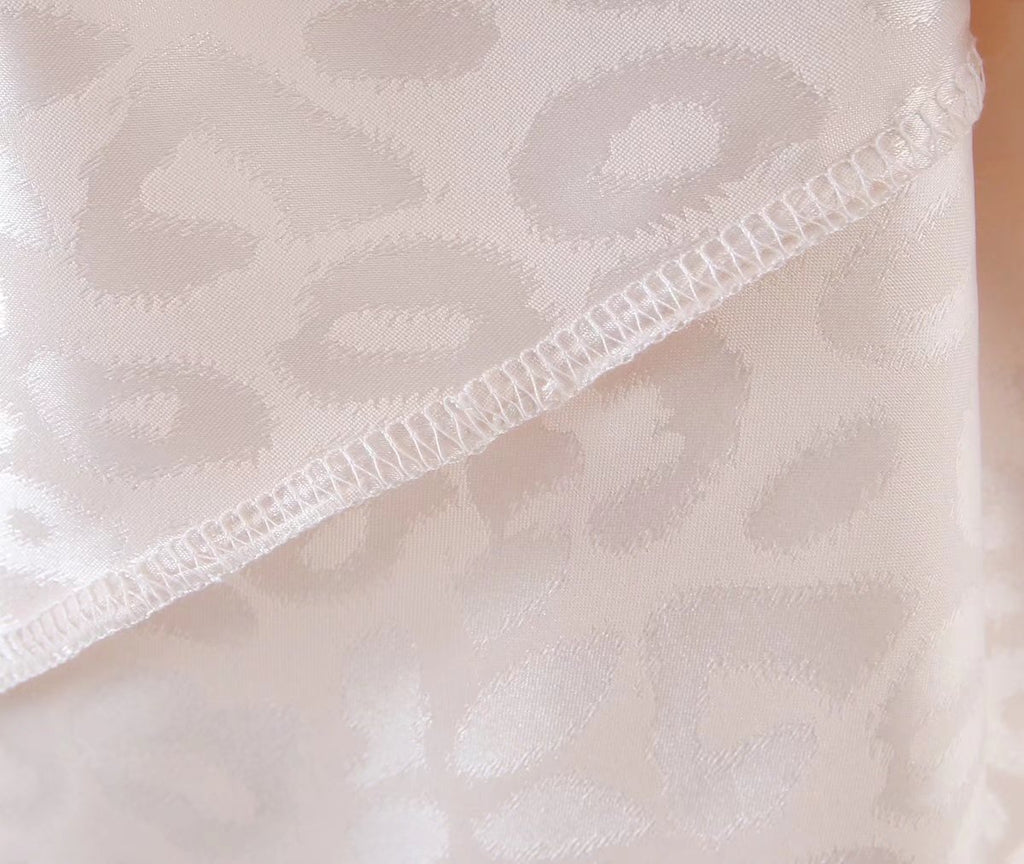 Summer Fresh Square Collar Puff Sleeve Printed High Waist A- line Dress for Women Yvonne