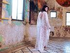 Eyelash Lace Super Loose Robe Bikini Cover snowpeak