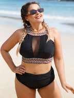 Plus Size Solid Boho Sexy Bikinis Swimsuit Women Bathing Suits Swimwear BIKInX Plus