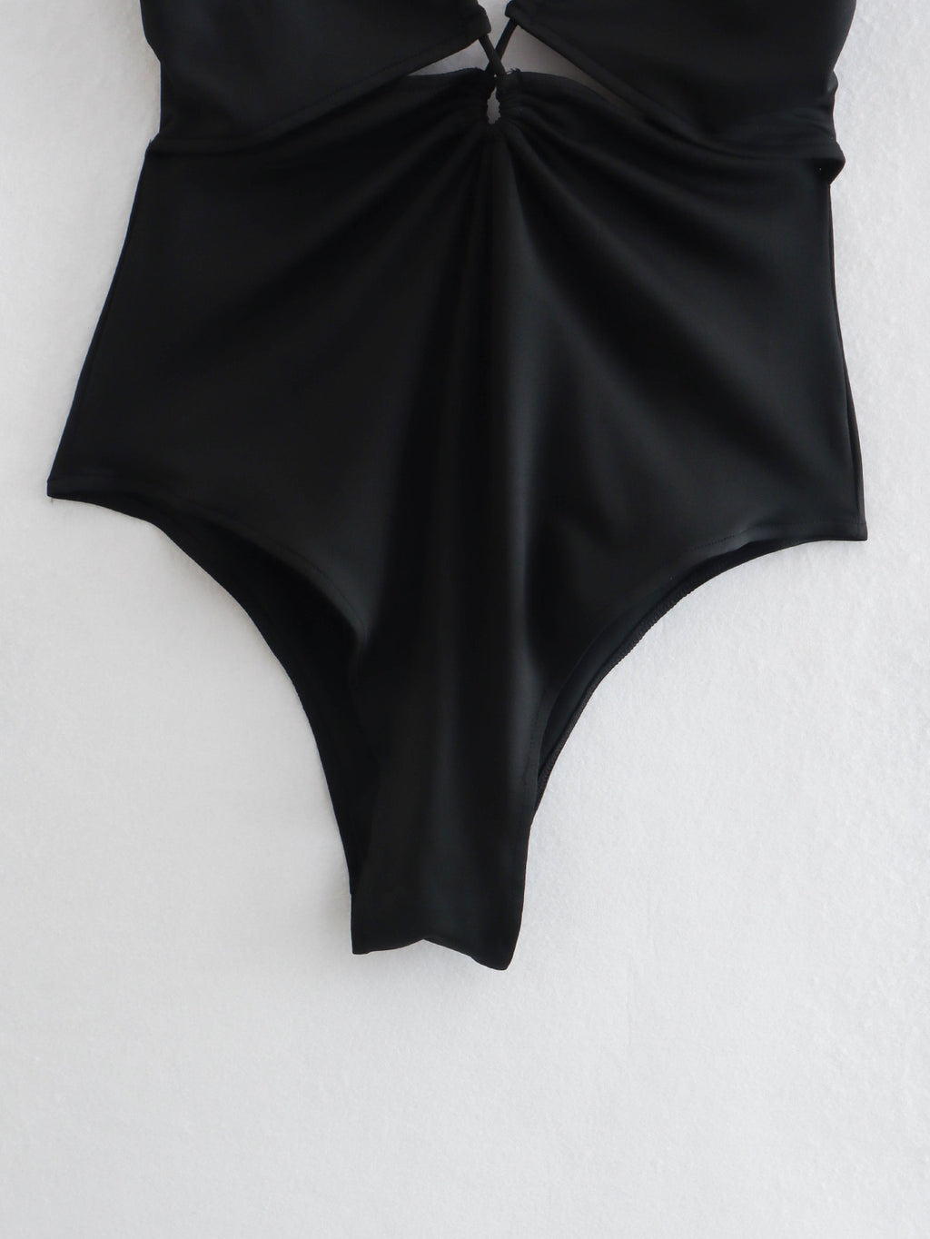 Body de verano con tirantes, color liso, diseño abierto y sin espalda, a juego