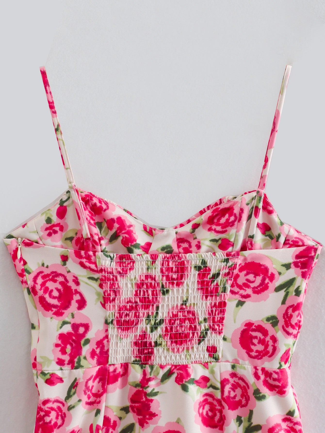 Spring Women Floral Print Corset Dress SHE