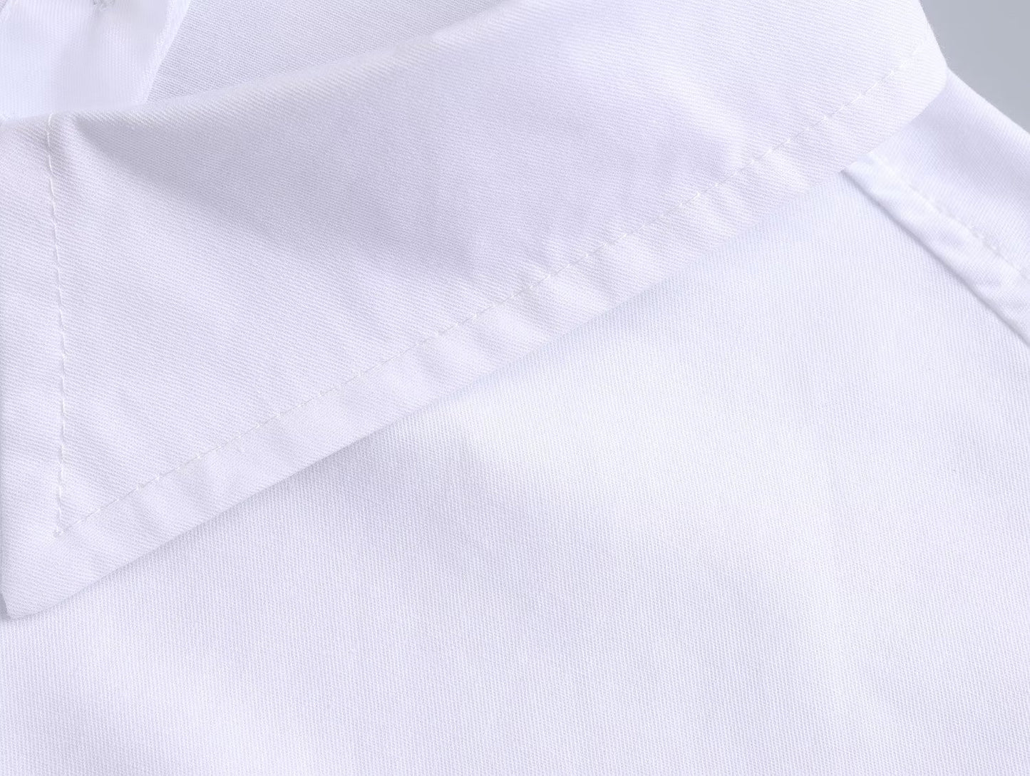 Camisa holgada de popelina de algodón de verano para mujer, de color liso, con cuello delantero y trasero, manga larga