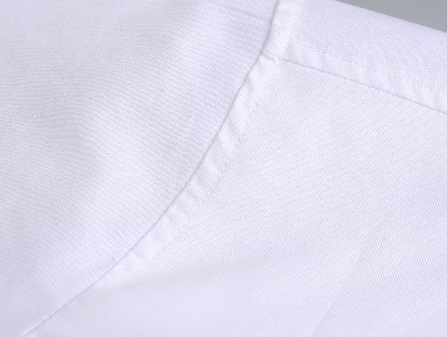 Camisa holgada de popelina de algodón de verano para mujer, de color liso, con cuello delantero y trasero, manga larga