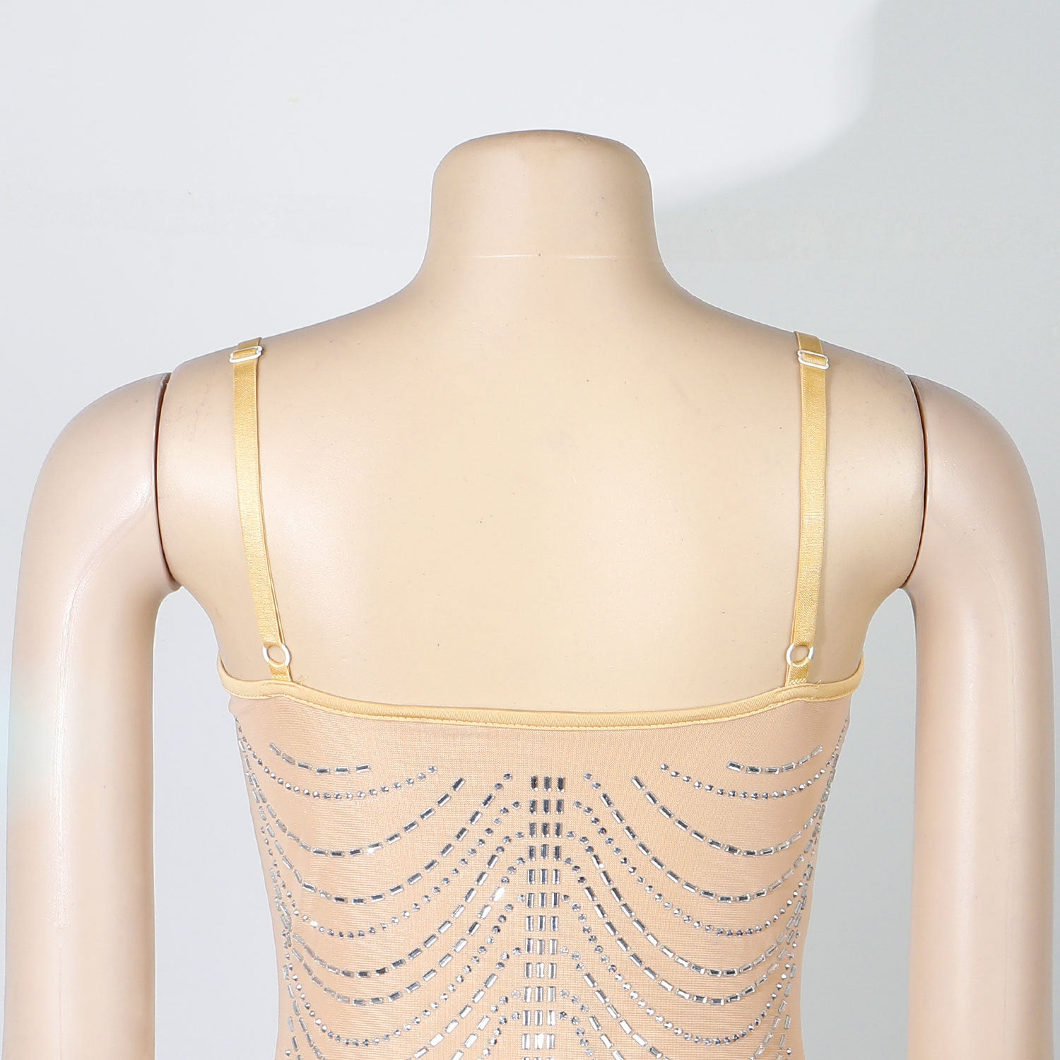 Sexy Slim Fit Rhinestone Tassel Dress WINNIEYA