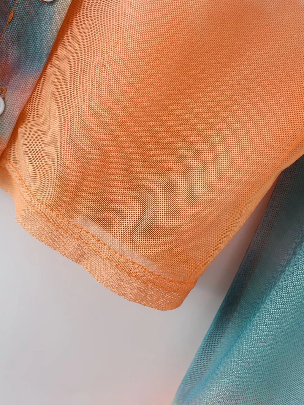 Camisa de manga larga teñida con lazo para primavera y verano, holgada, elegante y con cuello elegante para mujer.