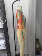 Camisa de manga larga teñida con lazo para primavera y verano, holgada, elegante y con cuello elegante para mujer.