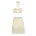 White Top Skirt [Bottomless Pants]]