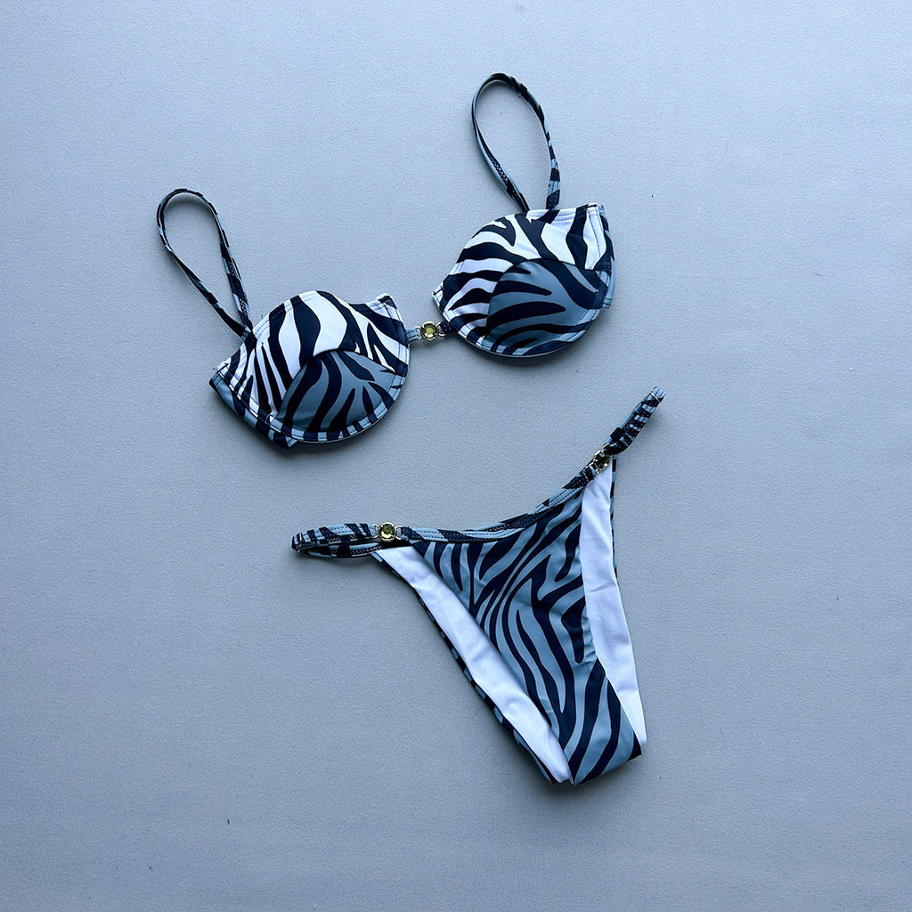 Bikini Sexy Printed Bikini Split Women Swimsuit for Women Ellie