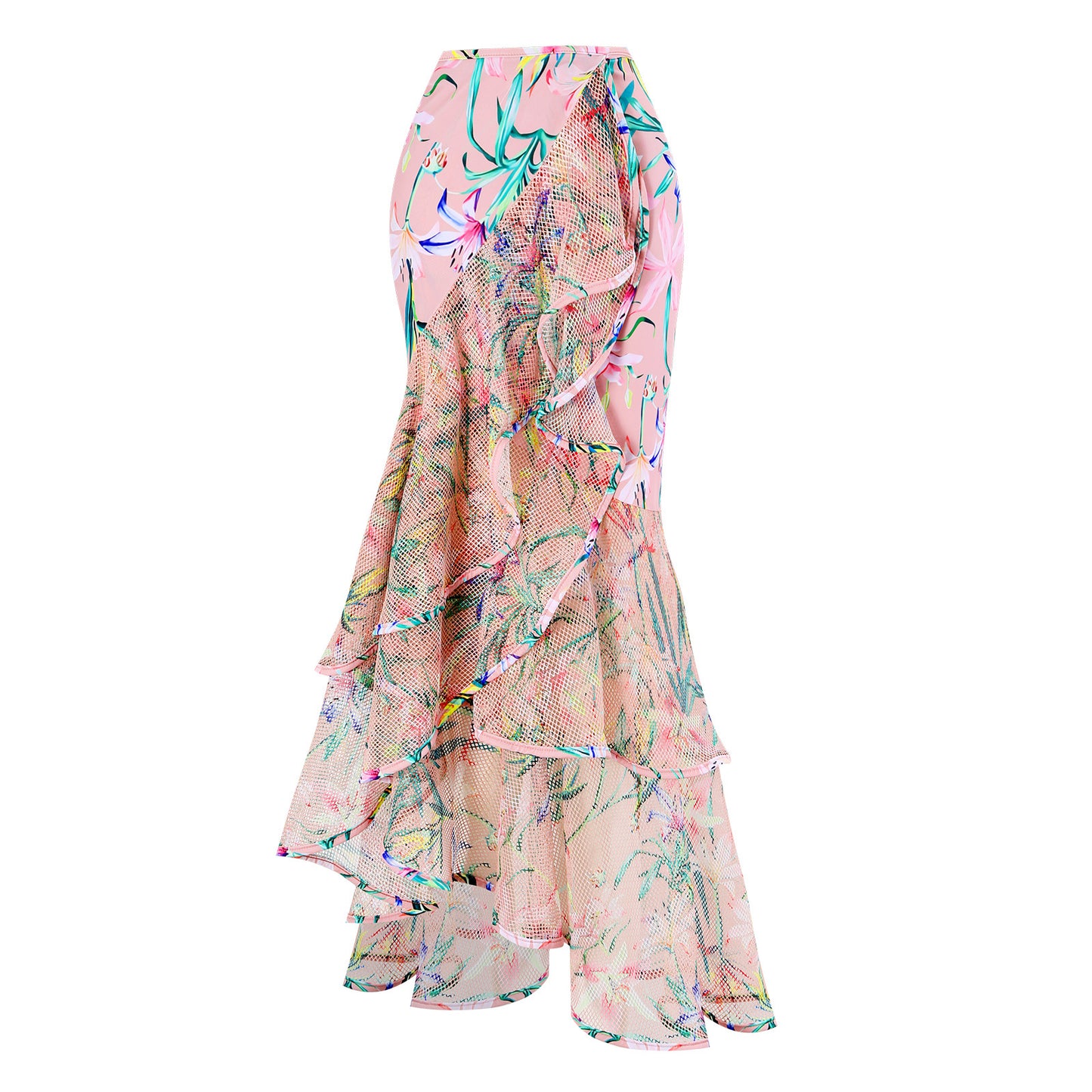Pink Wrap Skirt