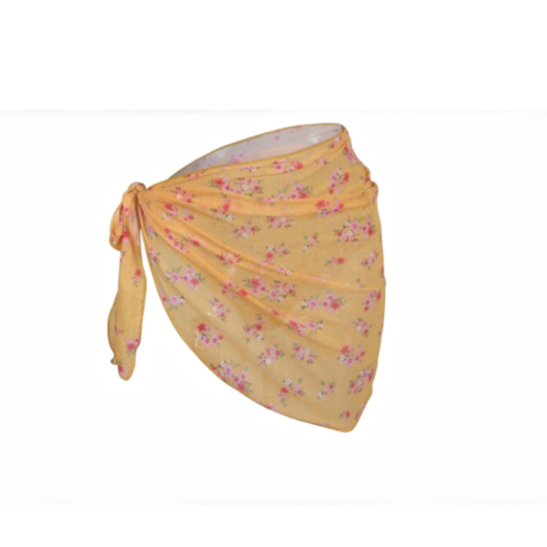 Orange-Yellow Gauze Skirt
