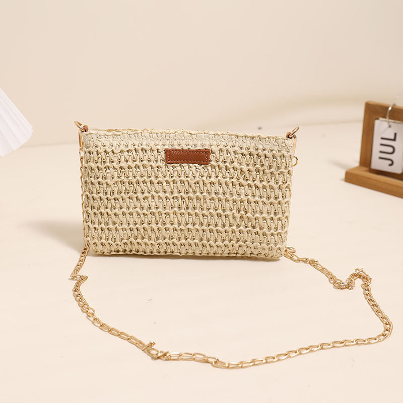 Square Hand Holding Leather Tag M