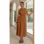 Summer Sexy Backless Dress Comment Short Sleeve VIVIAN