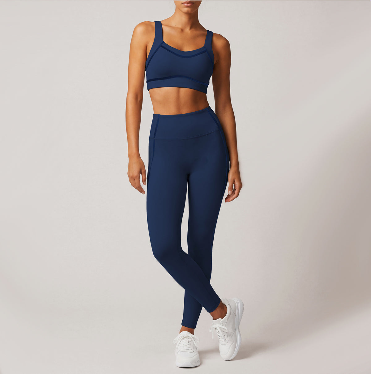 Navy Blue Bra Trousers