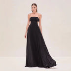 Vestido camisola de verano para mujer, sexy, plisado, sin espalda