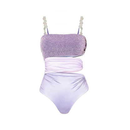 Purple One-Piece Swimsuit