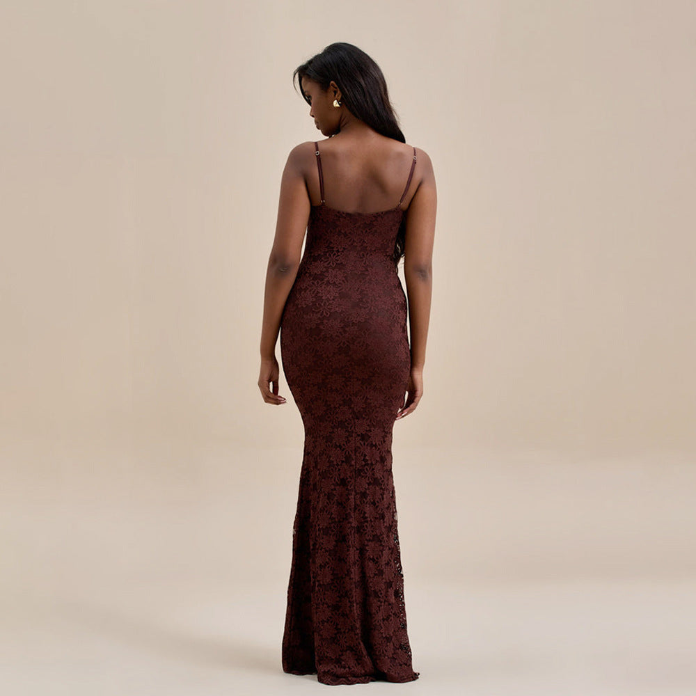 Summer Arrival Sexy Sheath Dress Sexy Backless Lace Strap Dress for Women JULISSA