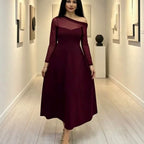Supply Summer French Mesh Stitching Dress Babeloon