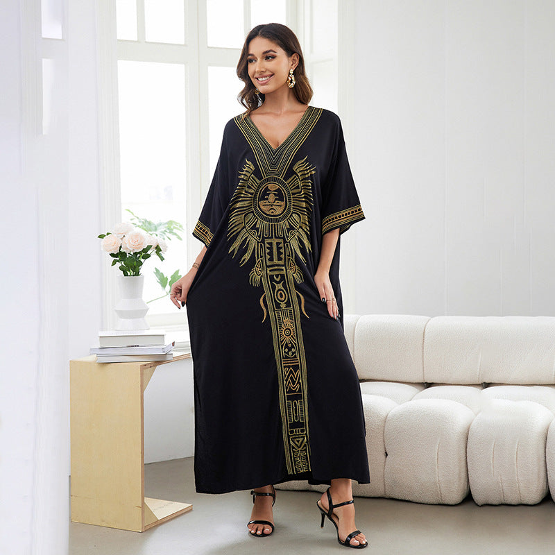 Gold Embroidered