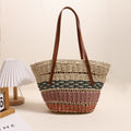 Three-Color Basket Green Pink Orange