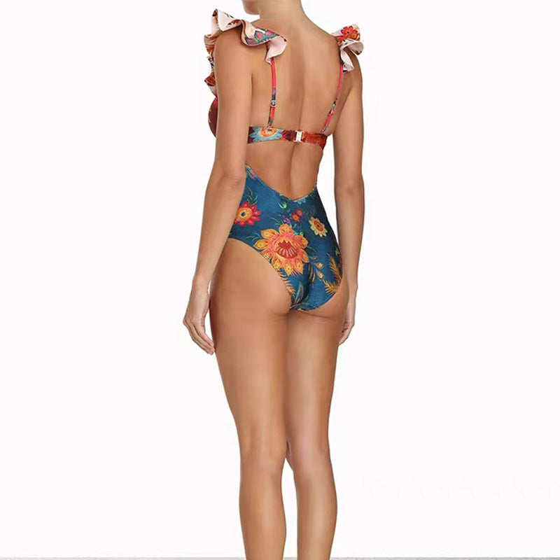 Traje de baño sexy adelgazante para mujer, popular traje de baño con barriga cubierta