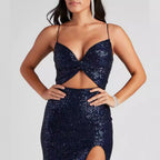 Women Cocktail Nightclub Club Beaded Elegant Sequ Dress