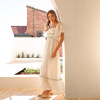 Single Summer Long Fairy Wrinkle Women Clothing Dress VIVIAN