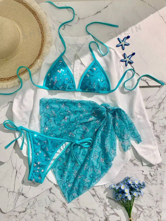 Blue Sequins