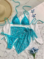 Blue Sequins