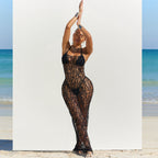 Tanga sexy para mujer, copa ahuecada, recorte en la espalda color piel, estilo halter, tres piezas para playa
