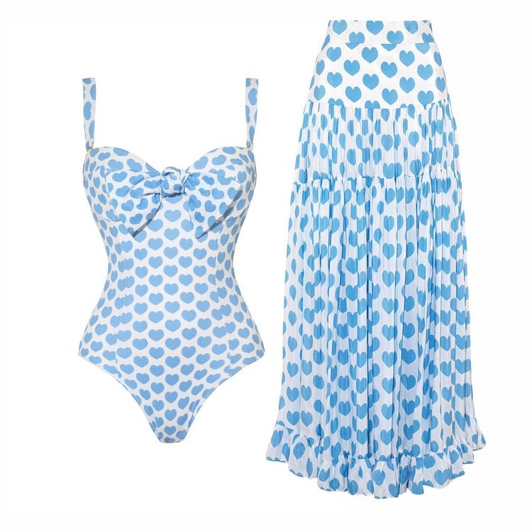 Blue One-Piece Dress