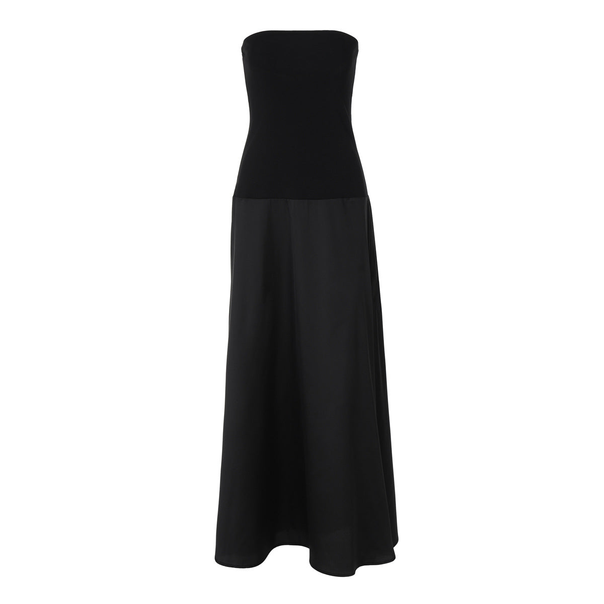 Women Clothing Spring Summer Sexy Tube Top Dress Slim Fitting Patchwork Dress BULLINGER