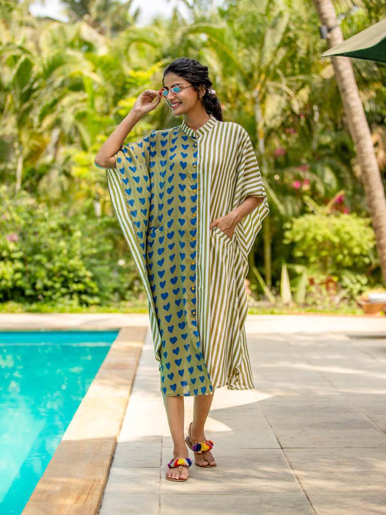 Cárdigan largo holgado con estampado de rayón para vacaciones, informal, para playa, bikini