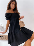 Summer Backless off-Shoulder HOOYO