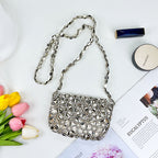 Summer Handmade Delicate Pouch out Accessories Beaded Phone Crossbody Change Lipstick Bag GlamGroove
