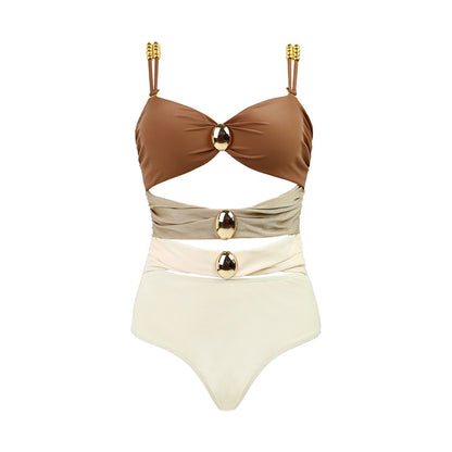 Brown Swimsuit