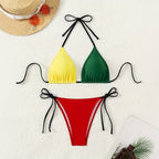 Bikini Sexy Split Swimsuit Color Matching Bikini Swimsuit Swimsuit Women MagicSwing