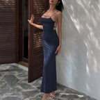Kaikuo Sexy Tied Slim Fit Sheath Dress Spring Summer Women Clothing CKK